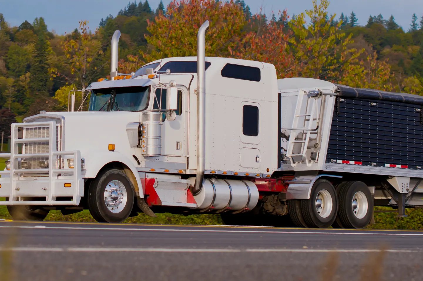 Counterbalance springs for side roll tarp systems
